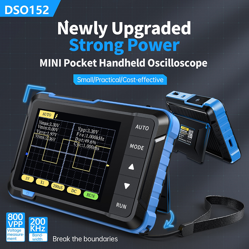 Fnirsi Digital Oscilloscope Handheld - FNIRSI DSO152 미니 휴대용 디지털 오실로스코프