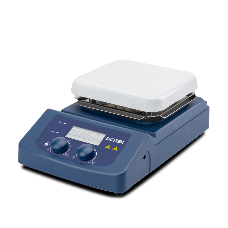 Lab Magnetic Stirrer Hot Plate - 380 ° 고해상도 LCD 디스플레이와 브러시리스