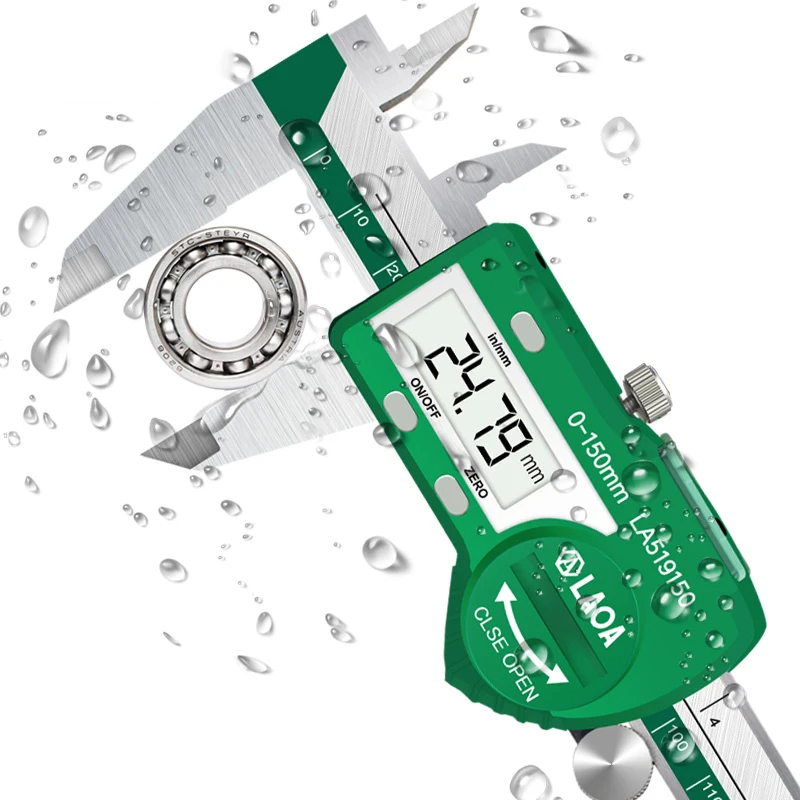 Digital Caliper 150Mm Stainless Steel - LAOA 디지털 버니어 켈리퍼, 스테인리스 스틸
