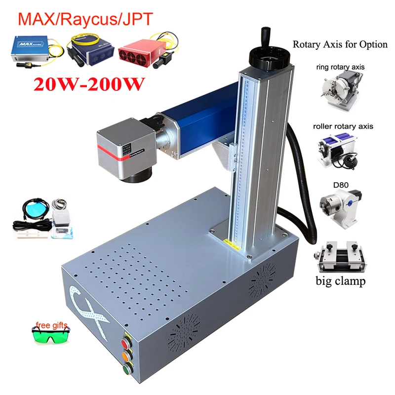 Fiber Laser Marking Machine 30W - Ezcad 파이버 기계 Raycus 소스 30W