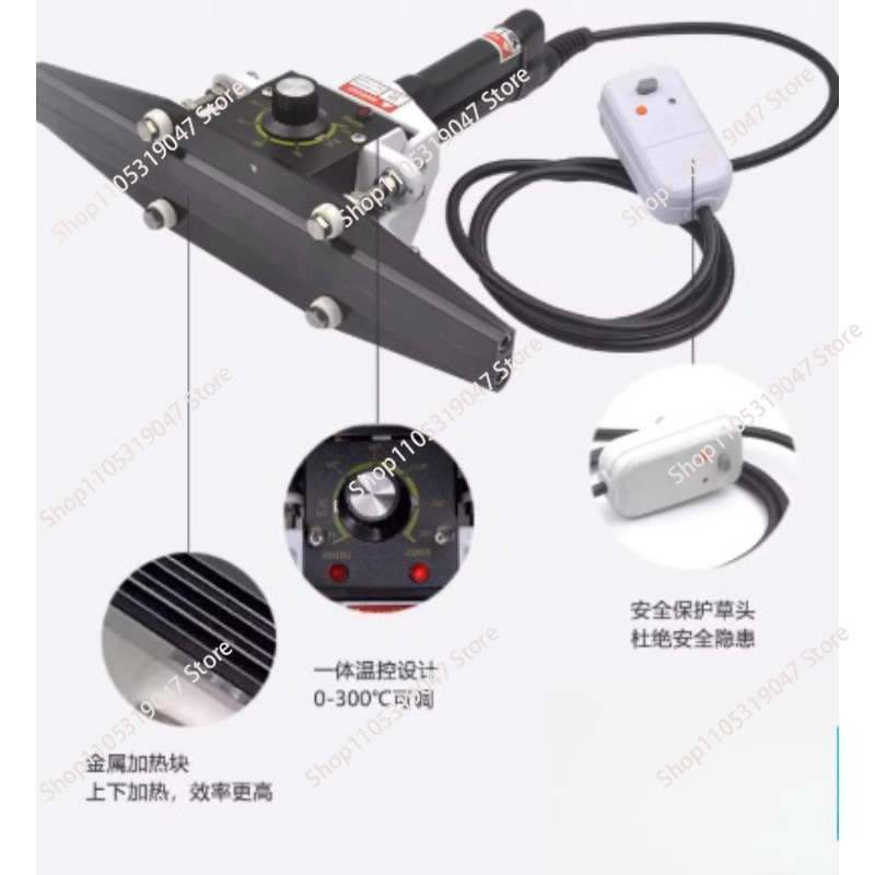 220V 핸드 임펄스 실러 휴대용 열 임펄스 실러 수동 - Plastic Bag Impulse Heat Sealer 리뷰 및 가격