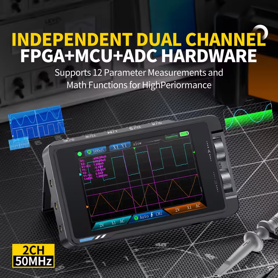 FNIRSI DS215H 휴대용 소형 HD 화면 디지털 - Fnirsi Digital Oscilloscope Handheld 리뷰 및 가격