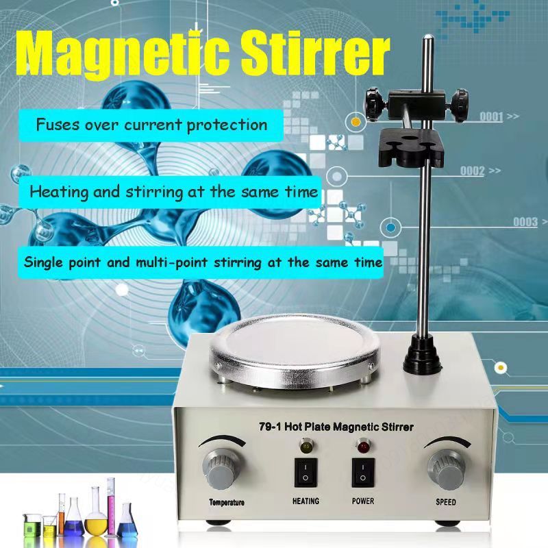 자기식 가열 교반기 79‑1 모델 무단계 속도 조절 온 - Lab Magnetic Stirrer Hot Plate 리뷰 및 가격