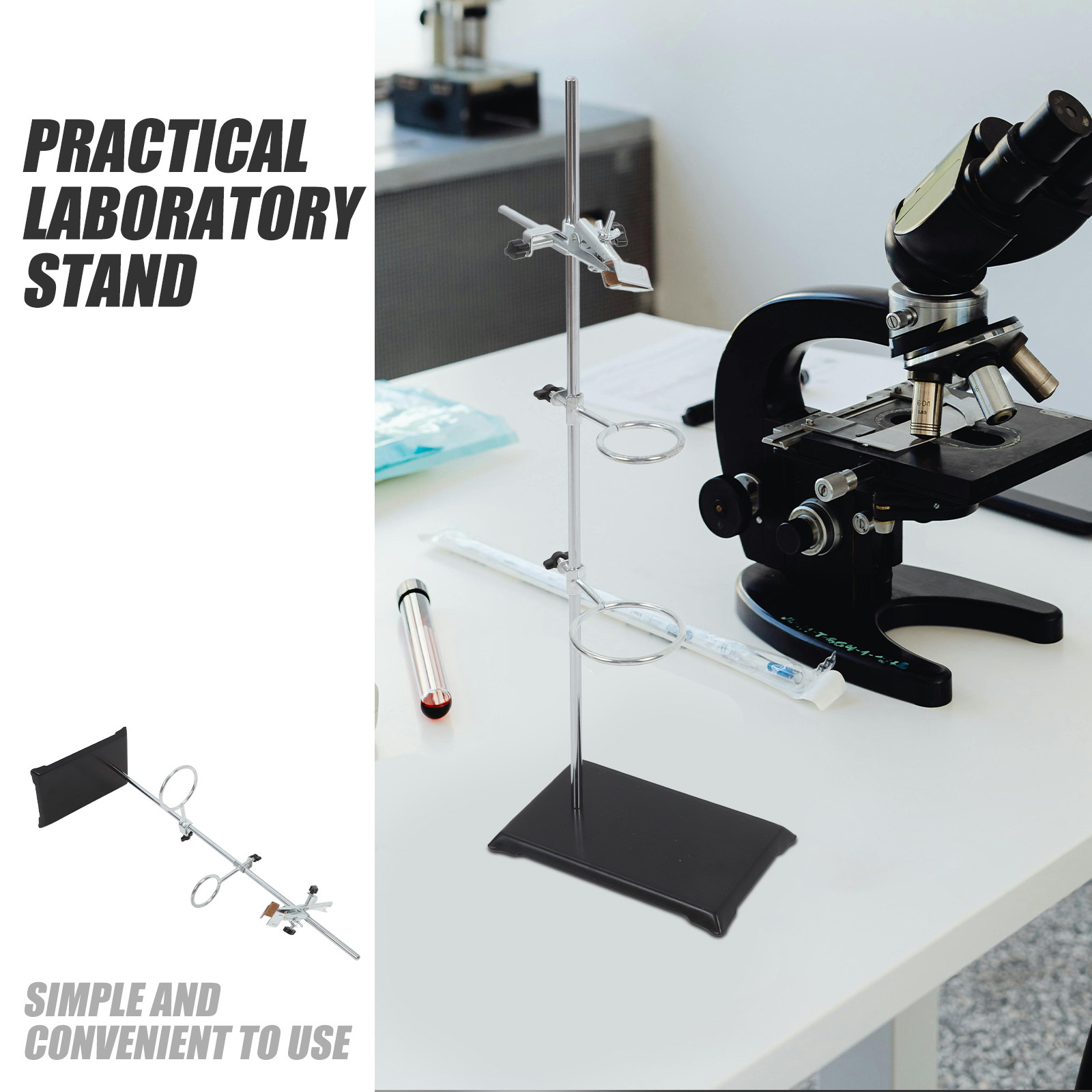 실험실 스탠드 철제 스테인리스 스틸 화학 실험실 스탠드 - Lab Equipment 리뷰 및 가격