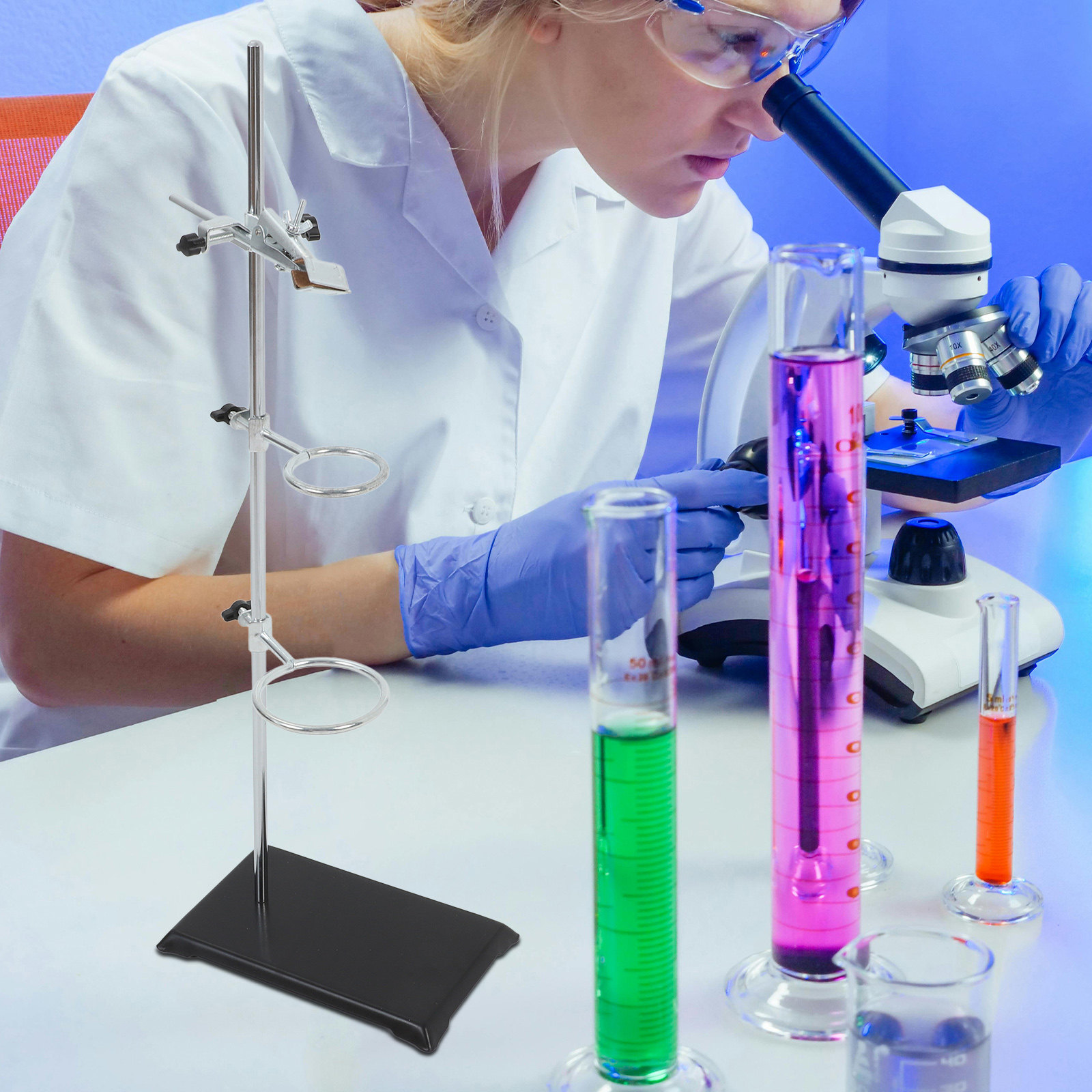 실험실 스탠드 철제 스테인리스 스틸 화학 실험실 스탠드 - Lab Equipment 리뷰 및 가격