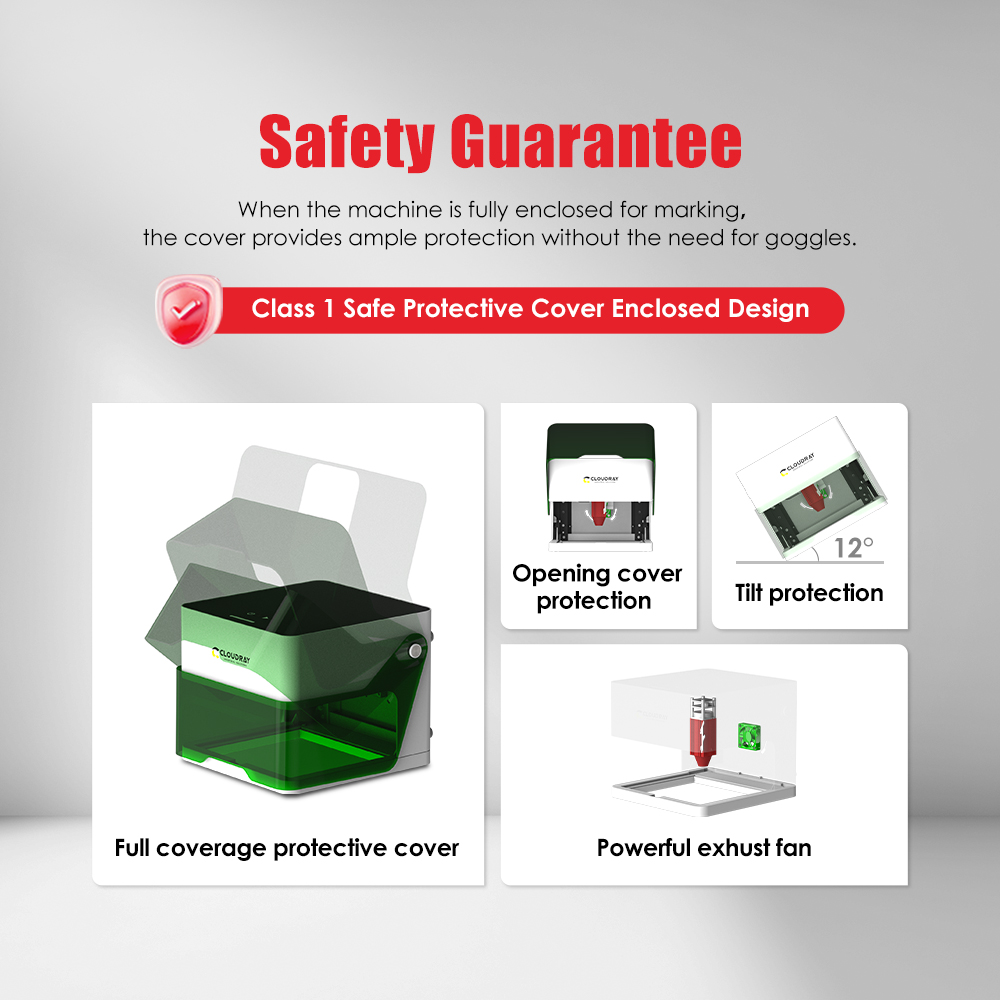 Cloudray 5000mw CNC 미니 레이저 조각기 - Fiber Laser Marking Machine 30W 리뷰 및 가격