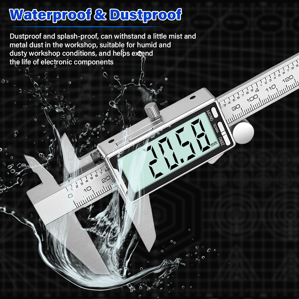 새로운 150mm 6인치 스테인레스 스틸 디지털 버니어 - Digital Caliper 150Mm Stainless Steel 리뷰 및 가격