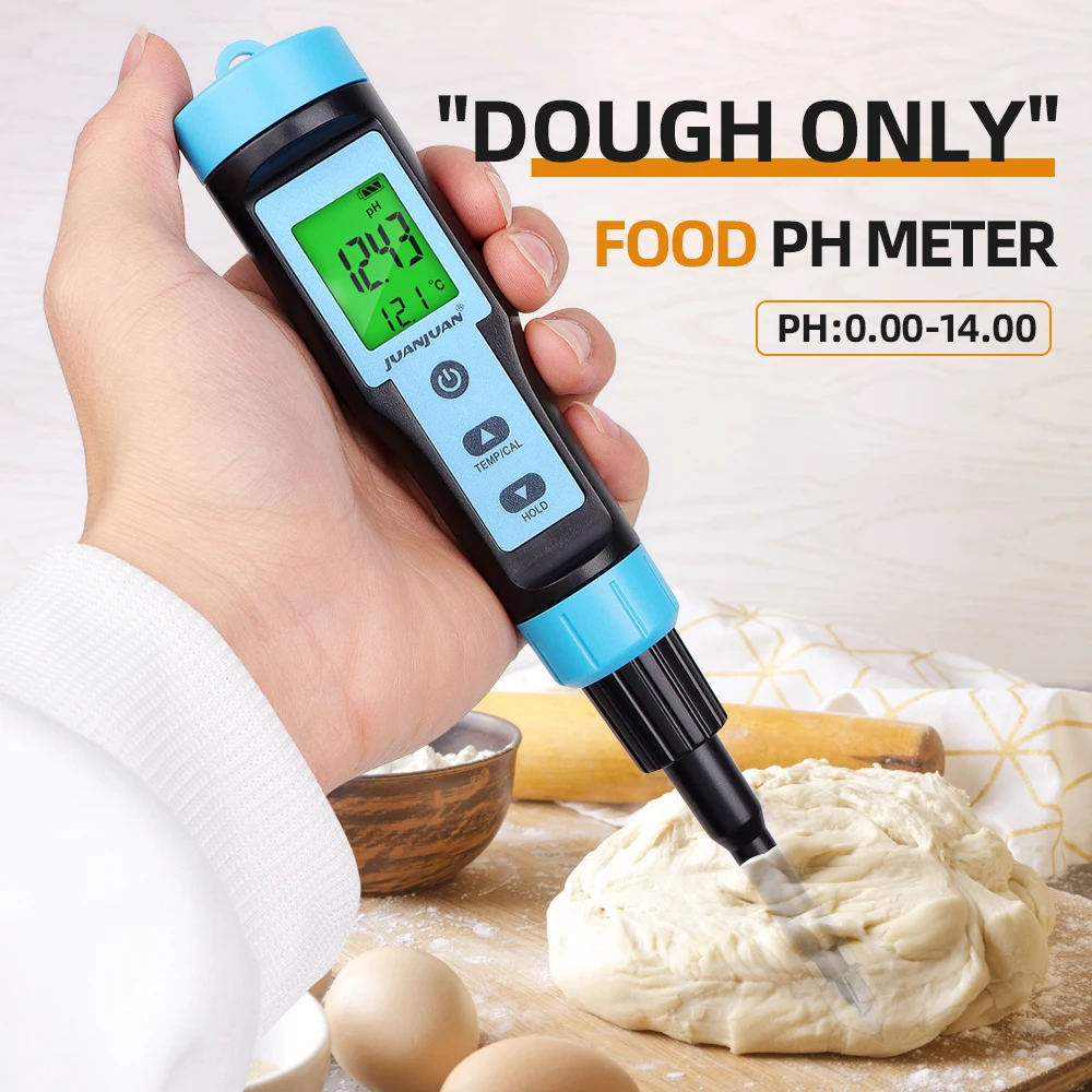 스테인리스 스틸 프로브가 있는 식품 PH 계량기, 고정 - Ph Meter Digital Water Tester 리뷰 및 가격