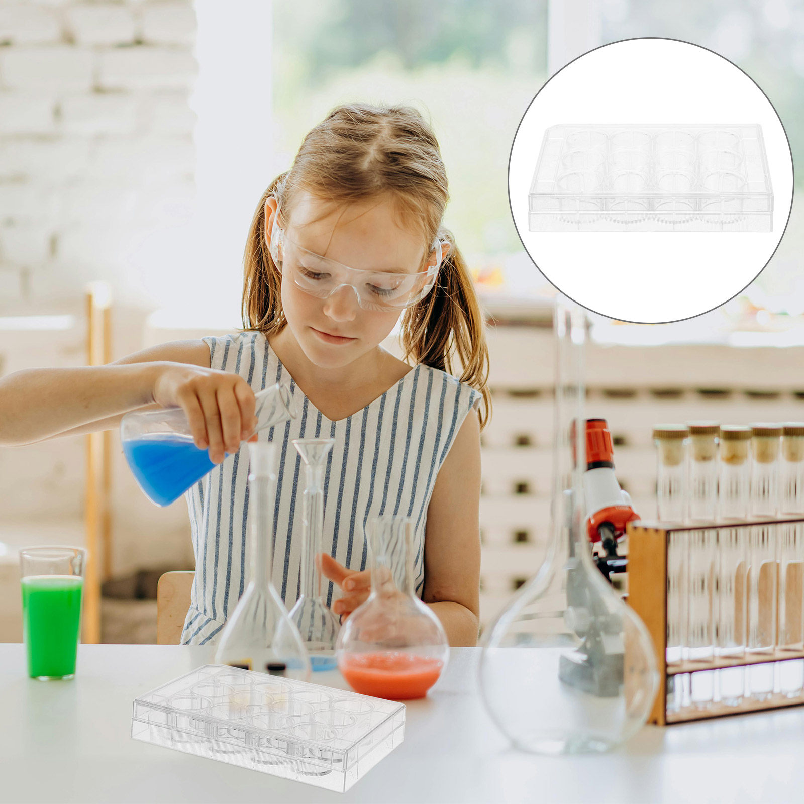 12웰 투명 세포 배양 플레이트, 평면 표면 조직 배양 - Lab Equipment 리뷰 및 가격