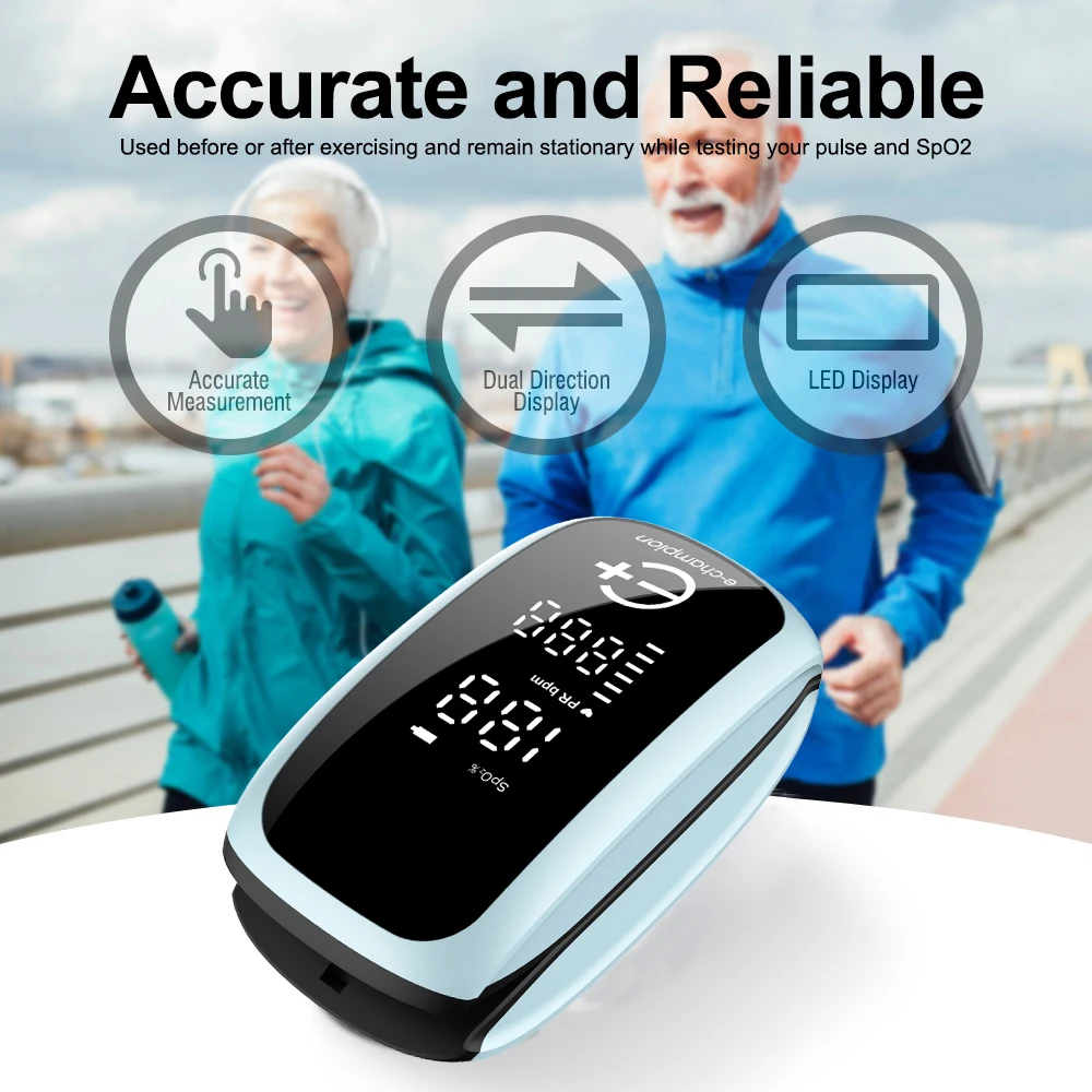 충전식 의료용 산소포화도 측정기 스트랩 랜야드 손가락  - Pulse Oximeter Fingertip Rechargeable 리뷰 및 가격